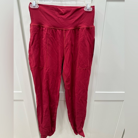 Dark red Athleta Salutation Jogger new with tags - Picture 1 of 2